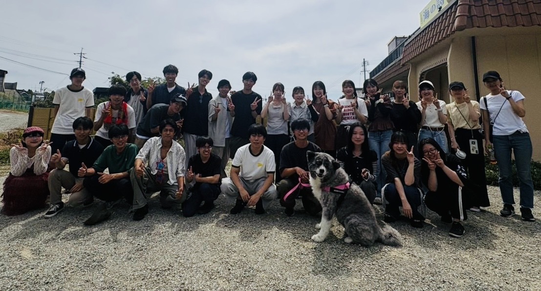 夏合宿に参加した桃下村塾メンバーの集合写真
